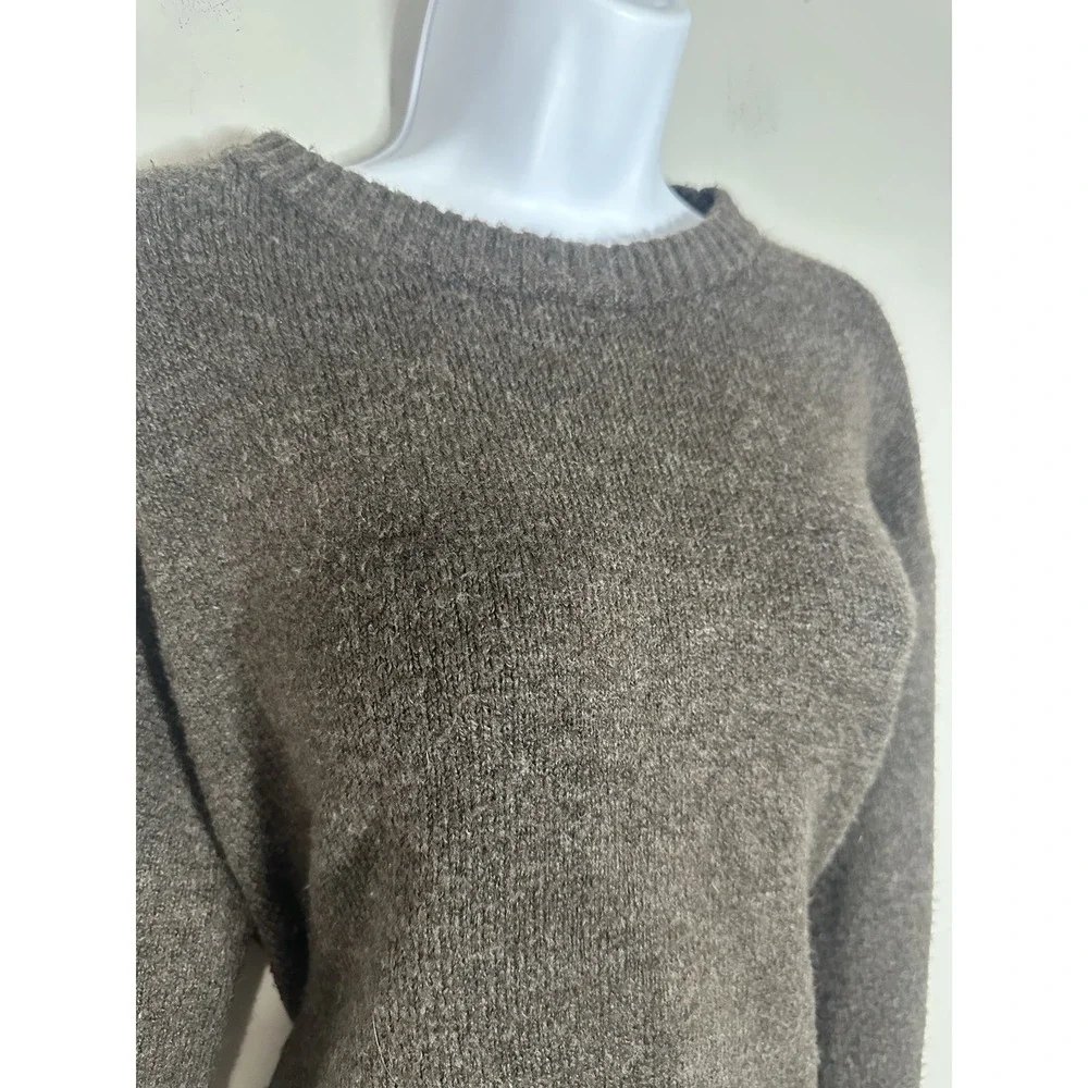 Commense Lightweight Cloud Weather Pullover Sweater‎ Brown EUC Size S